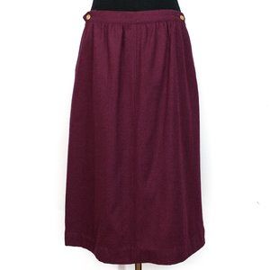 VTG Haberdashery | Wool Blend Midi Skirt